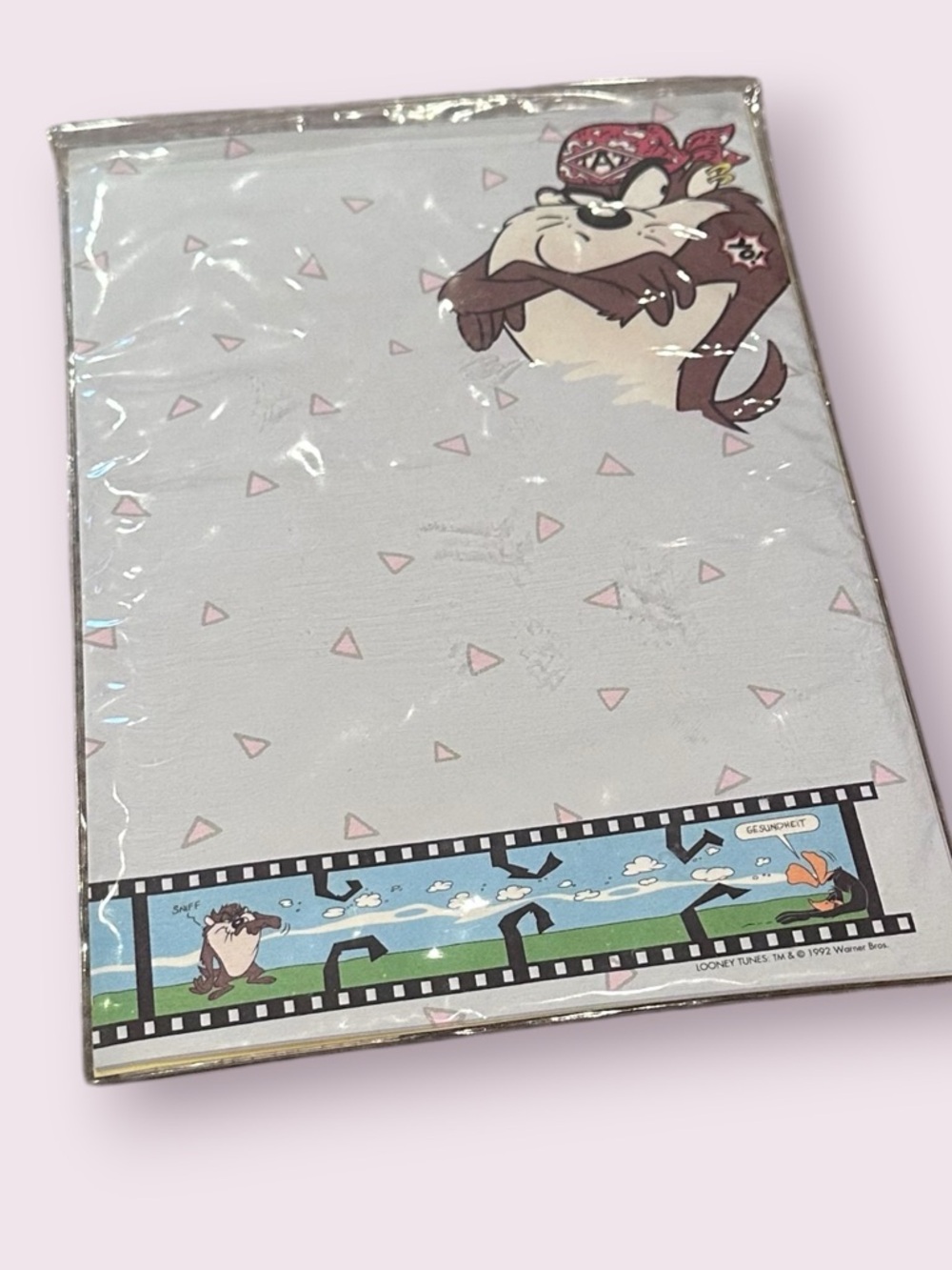 Vintage Looney Tunes Tasmanian Devil Cute Cartoon Stationery Set - Picture 3 of 12